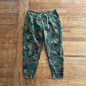 Polo Ralph Lauren Green Army Camo Sweatpants Women's M